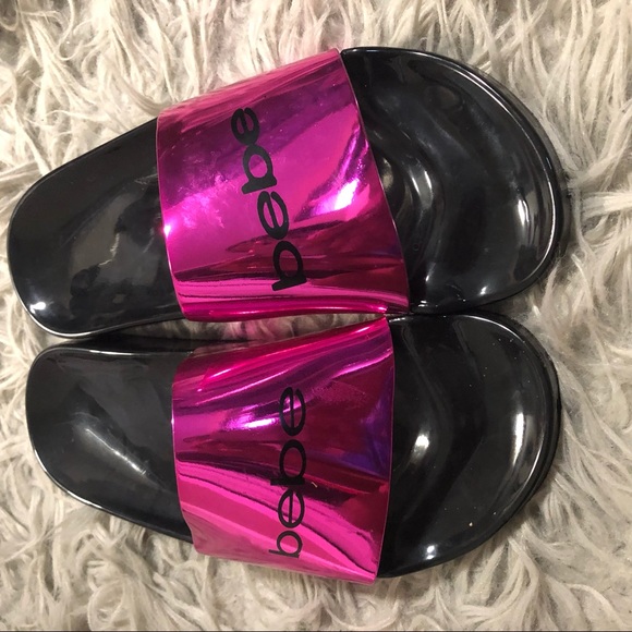 BeBe slide pink and black - Picture 2 of 2